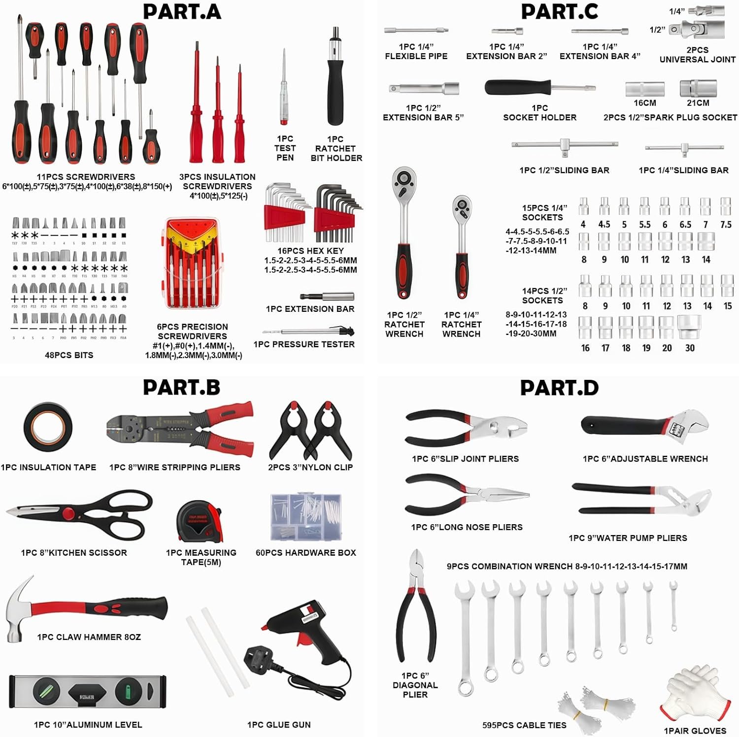 810 pcs tool set case mechanics kit box organize castors toolbox trolley + free glove amazing tour 810 pcs tool set case mechanics kit box organize castors toolbox trolley + free glove amazing tour